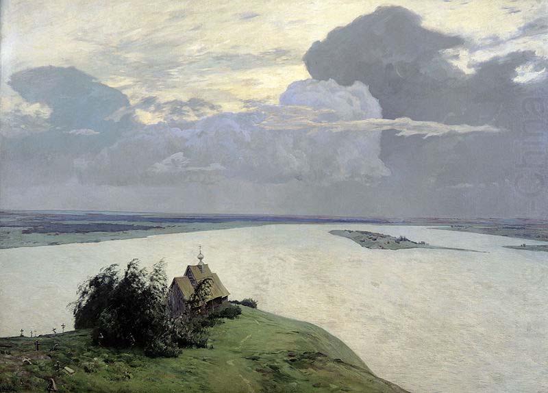 Isaac Levitan Over Eternal Peace china oil painting image
